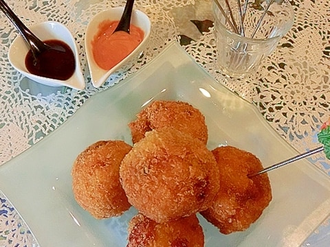 アレンジ ライスコロッケ♪